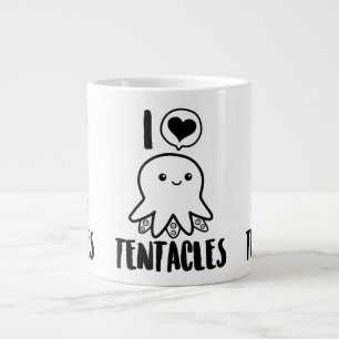 I Liebe Tentacles T - Shirt Niedliches Octopus-T-S Jumbo-Tasse