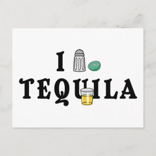 I Liebe Tequila Postkarte