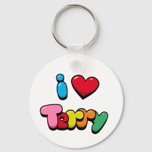 I Liebe Terry Schlüsselanhänger