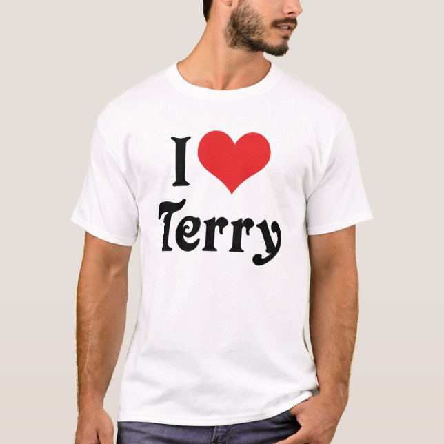 I Liebe Terry T-Shirt (Vorderseite)