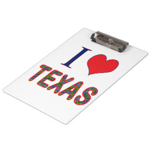 I. Liebe Texas Bluebonnet Klemmbrett