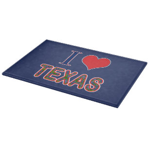 I. Liebe Texas Bluebonnet Schneidebrett