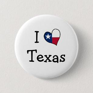 I Liebe Texas Button