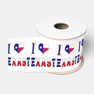 I Liebe-Texas-Flagge Ripsband