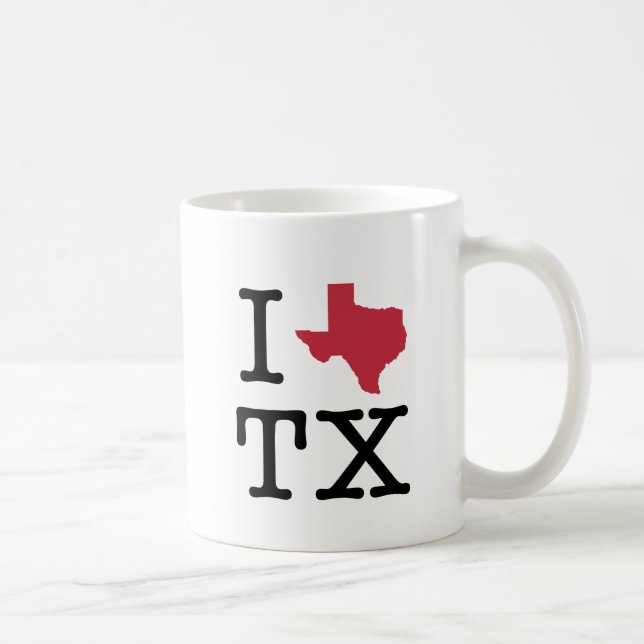 I Liebe Texas Kaffeetasse (Rechts)