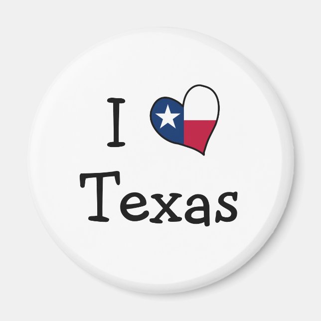 I Liebe Texas Magnet (Vorne)