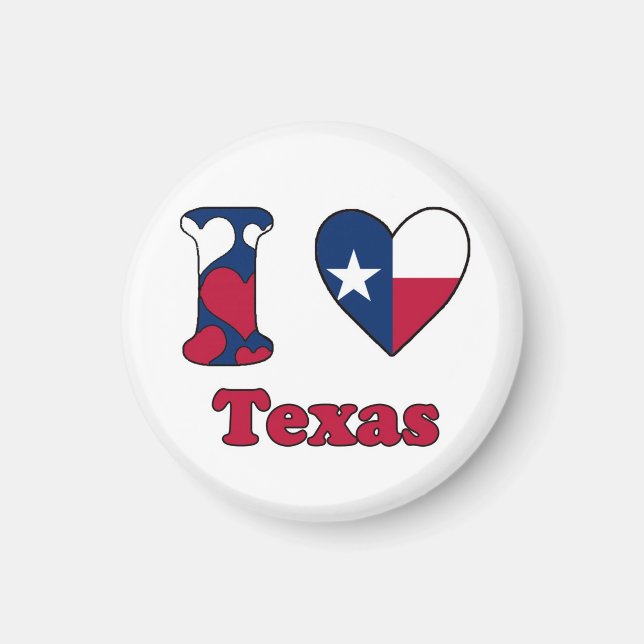 I Liebe Texas Magnet (Vorne)