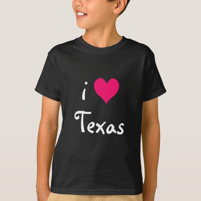 I Liebe Texas Shirt (Vorderseite)