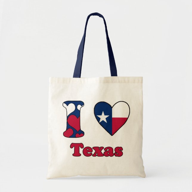 I Liebe Texas Tragetasche (Vorne)