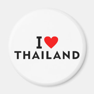 I Liebe Thailand Land wie Herztourismus Magnet