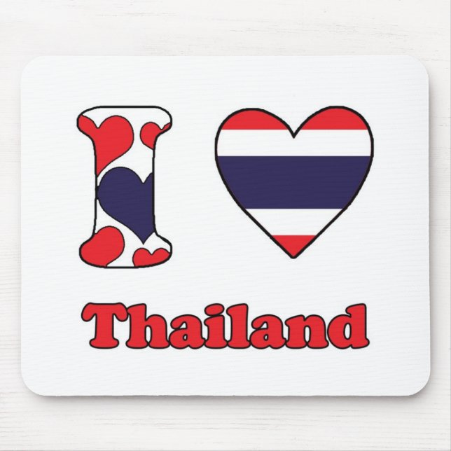 I Liebe Thailand Mousepad (Vorne)