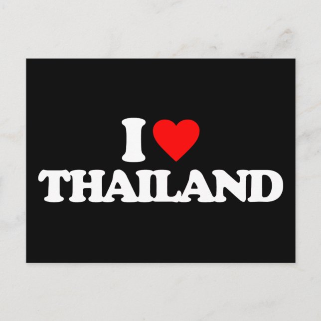 I LIEBE THAILAND POSTKARTE (Vorderseite)