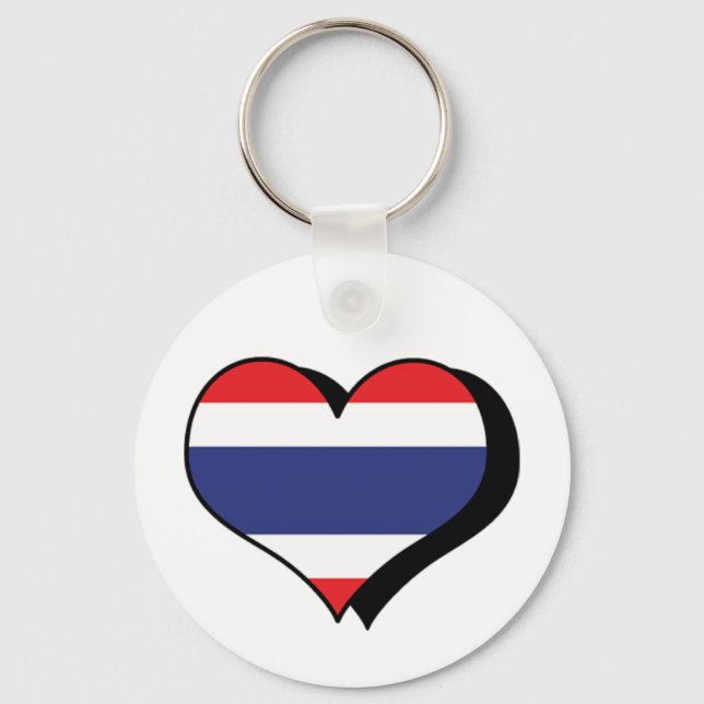 I Liebe Thailand Schlüsselanhänger (Vorderseite)