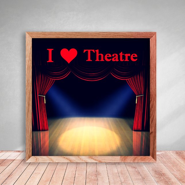 I Liebe Theater Poster (Von Creator hochgeladen)