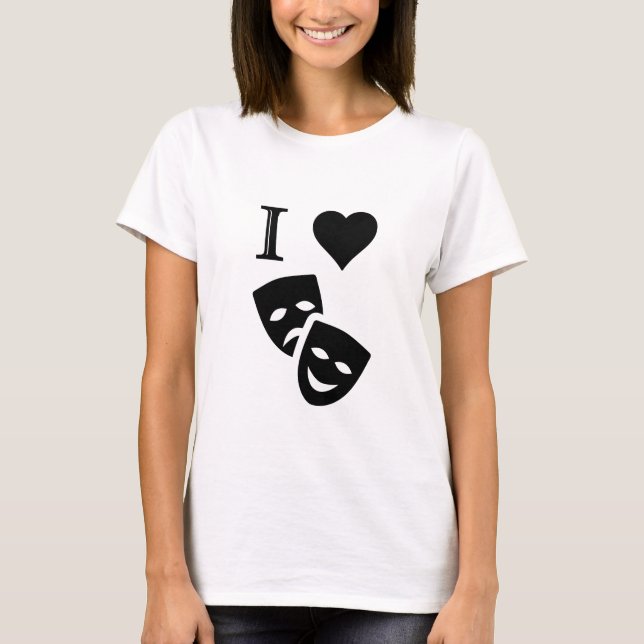 I Liebe-Theater T-Shirt (Vorderseite)
