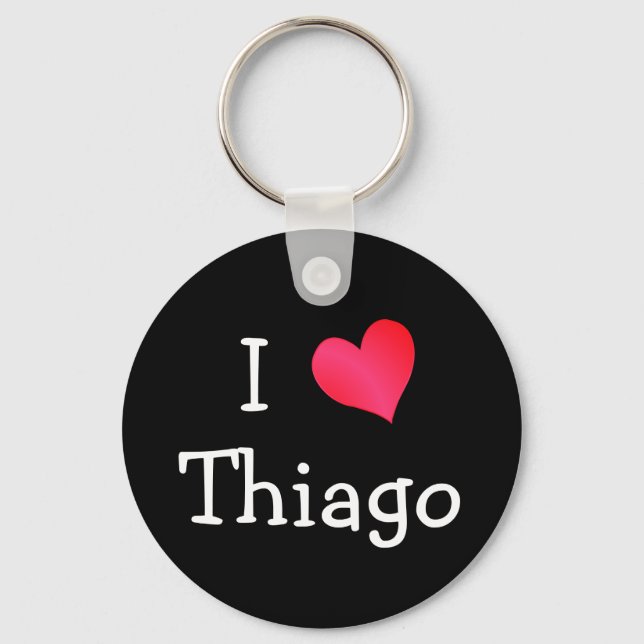 I Liebe Thiago Schlüsselanhänger (Vorderseite)