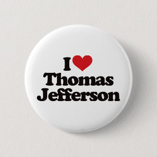 I Liebe Thomas Jefferson Button