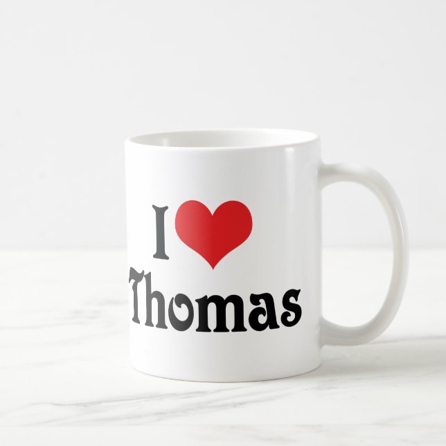 I Liebe Thomas Kaffeetasse (Rechts)