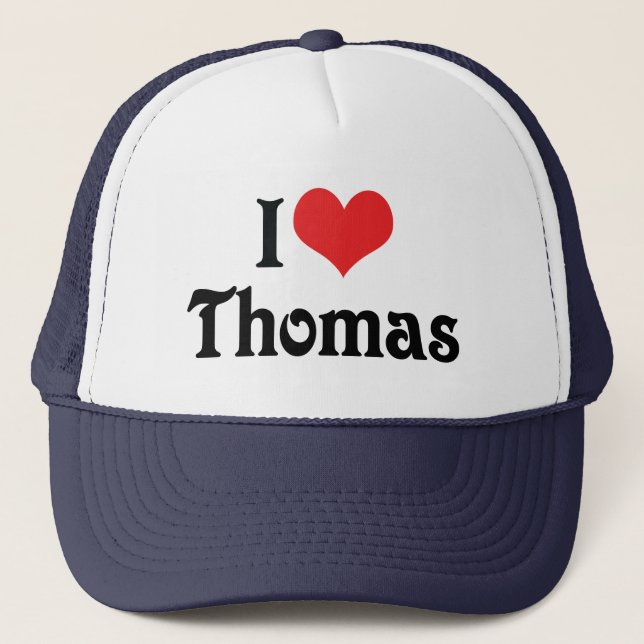 I Liebe Thomas Truckerkappe (Vorderseite)