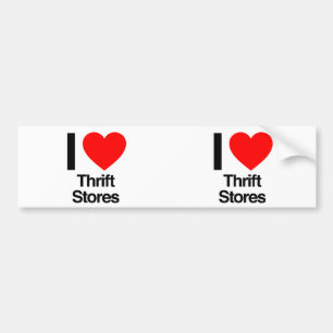 i Liebe Thriller Stores Autoaufkleber