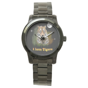 I Liebe Tigers Armbanduhr