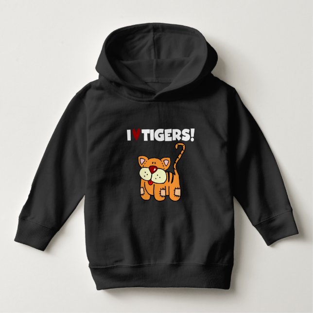 I Liebe Tigers Baby T-shirt (Vorderseite)