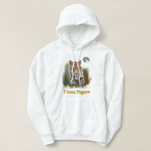 I Liebe Tigers Hoodie