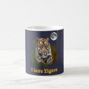 I Liebe Tigers Kaffeetasse