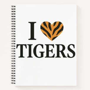 I Liebe Tigers Notizbuch