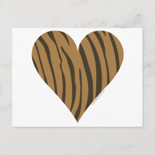 I Liebe Tigers Postkarte