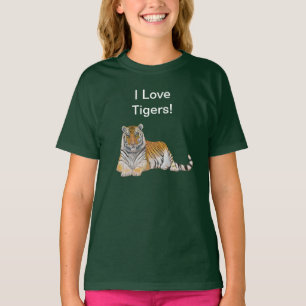 I Liebe Tigers T-Shirt