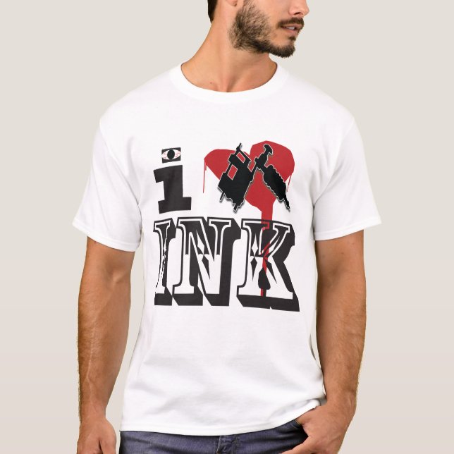I LIEBE-TINTEN-T-SHIRT T-Shirt (Vorderseite)