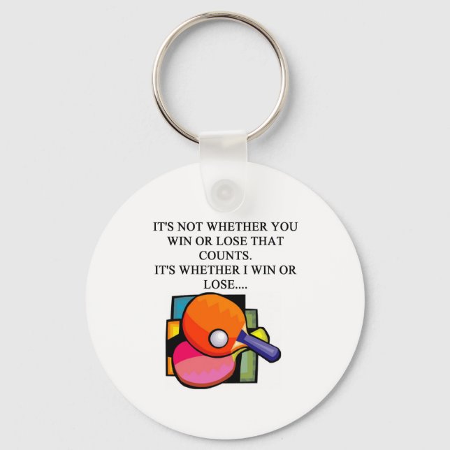 i Liebe Tischtennis Schlüsselanhänger (Vorderseite)