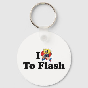 I Liebe to Flash - Fotografie Lover Schlüsselanhänger