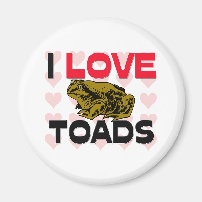 I Liebe Toads Magnet (Vorne)
