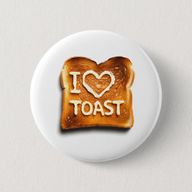 I Liebe Toast Button (Vorderseite)