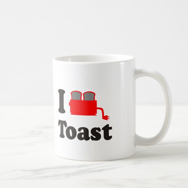 I Liebe-Toast Kaffeetasse (Rechts)