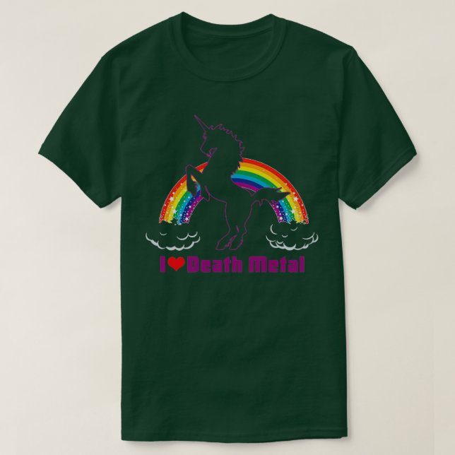 I LIEBE TOD METAL T-Shirt (Design vorne)