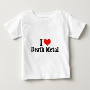 I Liebe-Todesmetall Baby T-shirt