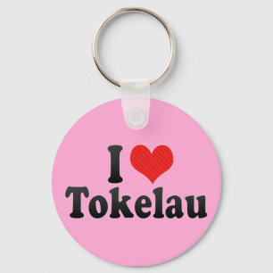 I Liebe Tokelau Schlüsselanhänger