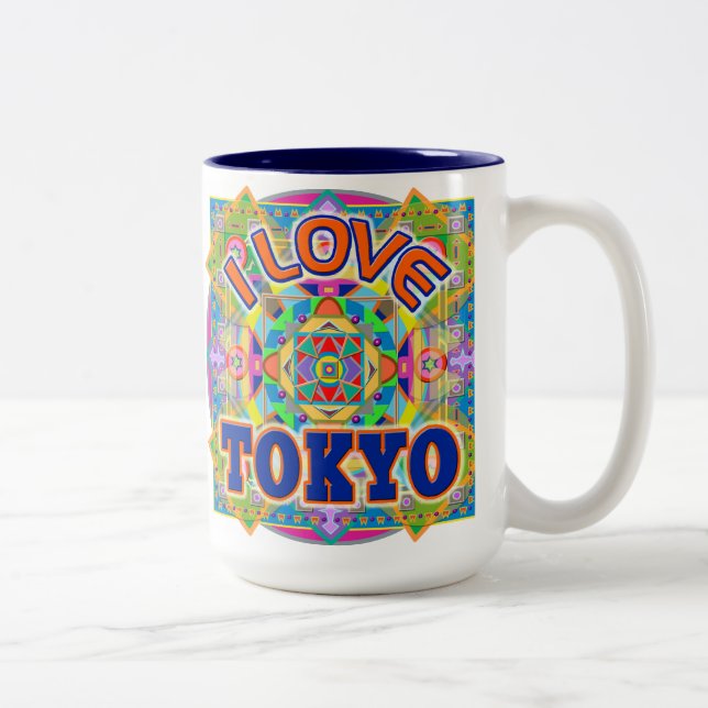 I LIEBE TOKYO Happy Tasse (Rechts)