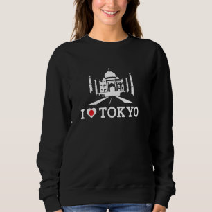 I Liebe Tokyo Indische Sehenswürdigkeit Funny Gag Sweatshirt