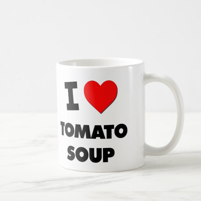 I Liebe-Tomate-Suppe (Nahrung) Tasse (Rechts)