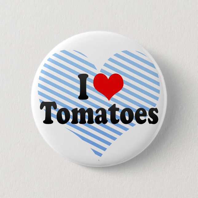 I Liebe-Tomaten Button (Vorderseite)