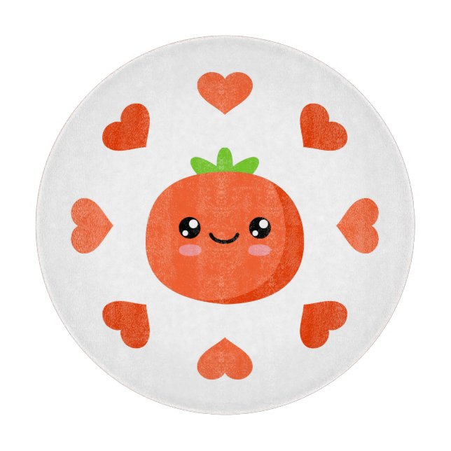 I Liebe Tomaten Schneidebrett (Vorderseite)