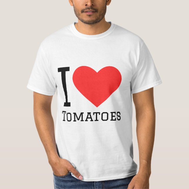 I Liebe Tomaten T-Shirt (Vorderseite)