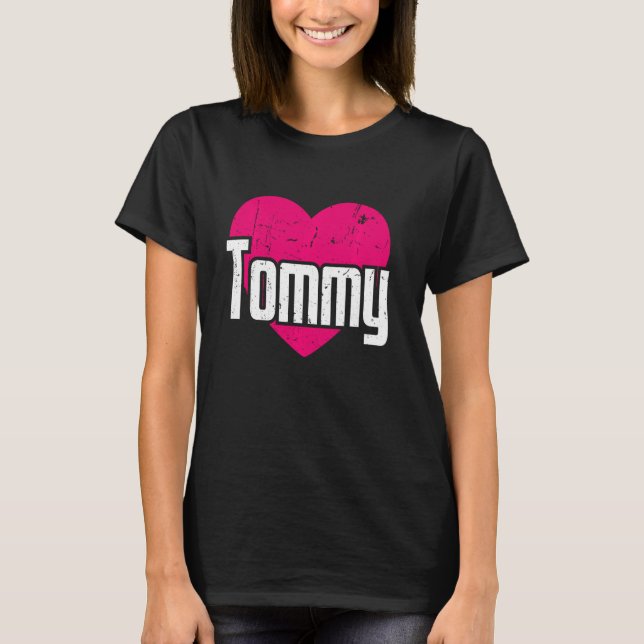 I Liebe Tommy Niedlich Vorname I Herbst Tommy T-Shirt (Vorderseite)