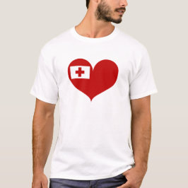 I Liebe Tonga Flag T-Shirt