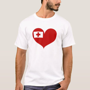 I Liebe Tonga Flag T-Shirt
