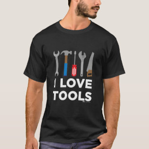 I Liebe Tools Handyman and Carpenter T - Shirt